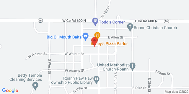 160 N Chippewa St, Roann, Indiana, IN, 46974-9998 Map