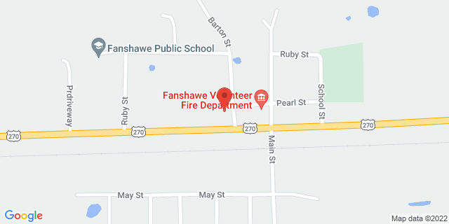 36968 Us Highway 270, Fanshawe, Oklahoma, OK, 74935-9998 Map