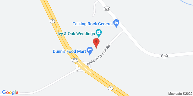 100 Antioch Church Rd, Talking Rock, Georgia, GA, 30175-9998 Map