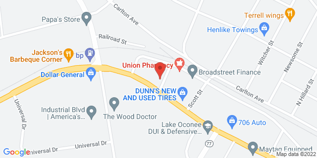 103 Fluker St, Union Point, Georgia, GA, 30669-9998 Map