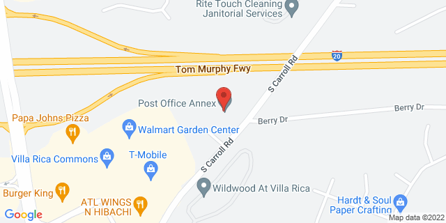 101 R F D Way, Villa Rica, Georgia, GA, 30180-9997 Map