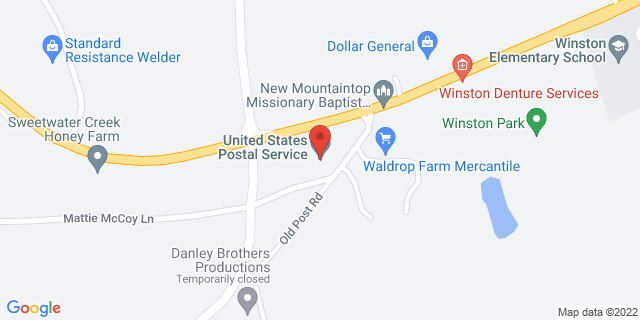 2929 Old Post Rd, Winston, Georgia, GA, 30187-9998 Map