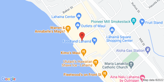 132 Papalaua St, Lahaina, Hawaii, HI, 96761-9997 Map