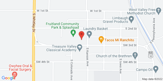 501 Sw 3Rd St, Fruitland, Idaho, ID, 83619-9998 Map