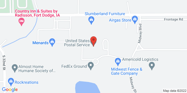 3440 Maple Dr, Fort Dodge, Iowa, IA, 50501-9998 Map