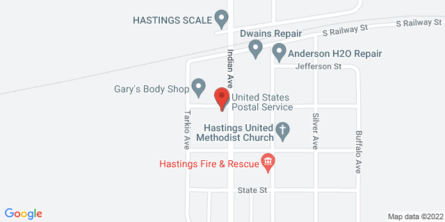 427 Indian Ave, Hastings, Iowa, IA, 51540-5012 Map