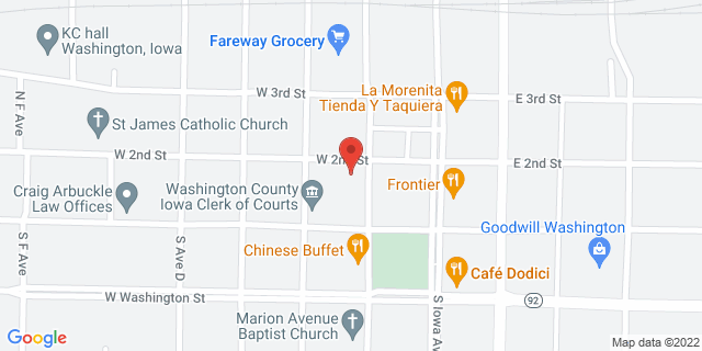 115 N Marion Ave, Washington, Iowa, IA, 52353-1758 Map