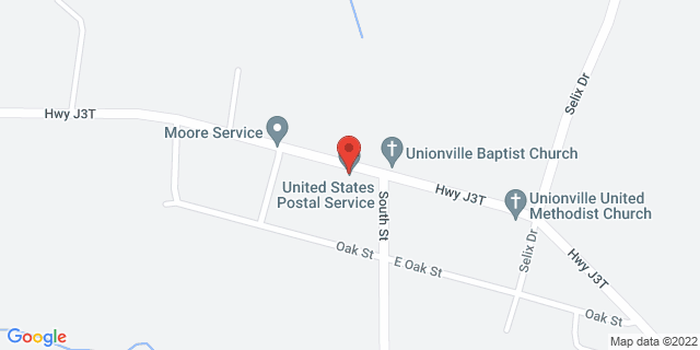 105 W Union St, Unionville, Iowa, IA, 52594-7721 Map