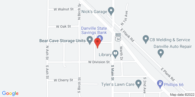 104 N Elm St, Danville, Iowa, IA, 52623-9710 Map