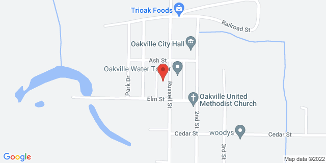 505 Russell St, Oakville, Iowa, IA, 52646-7569 Map