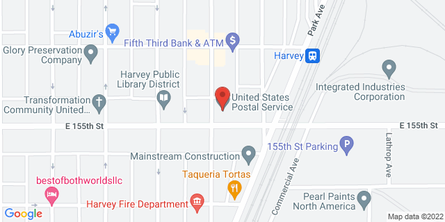 15441 Center Ave, Harvey, Illinois, IL, 60426-3656 Map