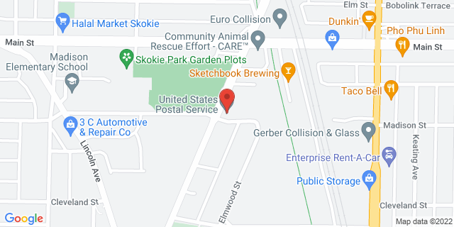 4950 Madison St, Skokie, Illinois, IL, 60077-2570 Map