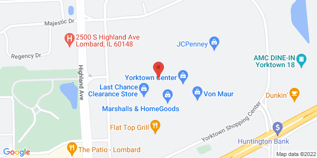 226 Yorktown Shopping Ctr, Lombard, Illinois, IL, 60148-5534 Map