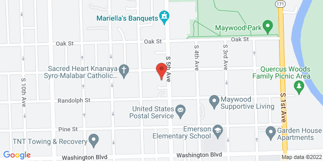 415 S 5Th Ave, Maywood, Illinois, IL, 60153-2086 Map