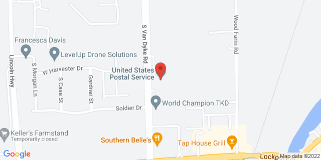 14855 S Van Dyke Rd, Plainfield, Illinois, IL, 60544-9998 Map