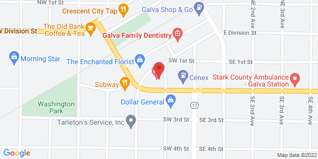 301 Commercial St, La Fayette, Illinois, IL, 61449-9800 Map