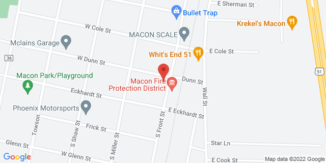 101 W Dunn St, Macon, Illinois, IL, 62544-9998 Map