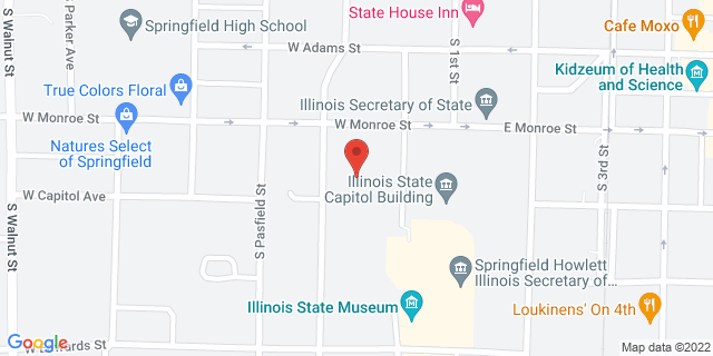 401 S Spring St, Springfield, Illinois, IL, 62706-9998 Map