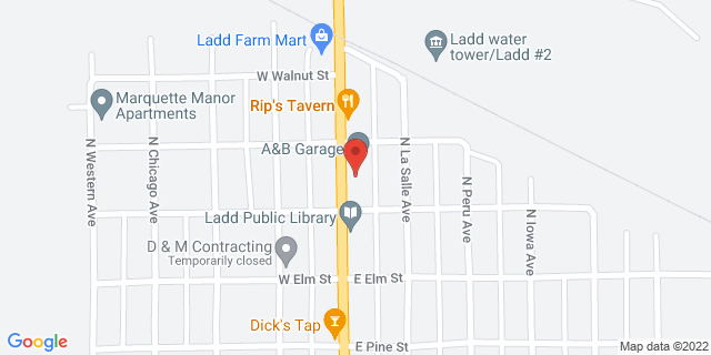 233 N Main Ave, Ladd, Illinois, IL, 61329-9998 Map