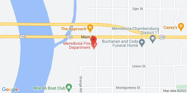 113 S Washington St, Meredosia, Illinois, IL, 62665-9998 Map