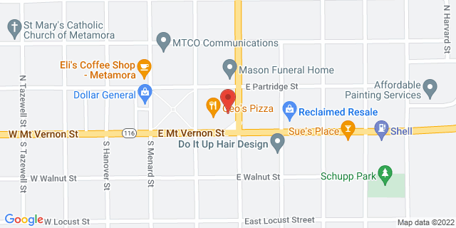 219 E Mount Vernon St, Metamora, Illinois, IL, 61548-9997 Map