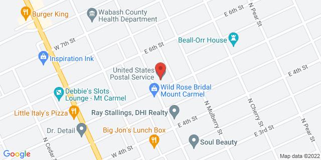 503 N Market St, Mount Carmel, Illinois, IL, 62863-9998 Map