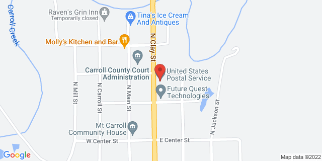 211 N Clay St, Mount Carroll, Illinois, IL, 61053-1148 Map