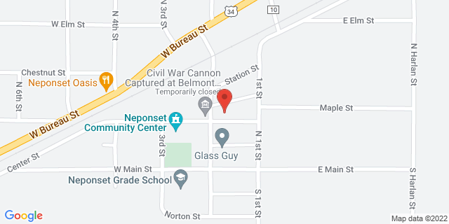 118 W Commercial St, Neponset, Illinois, IL, 61345-9708 Map