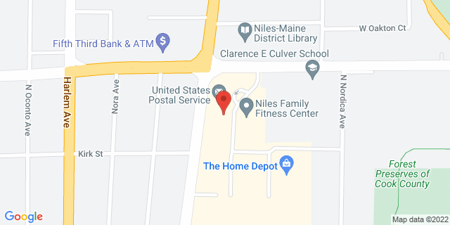 6977 W Oakton St, Niles, Illinois, IL, 60714-9998 Map