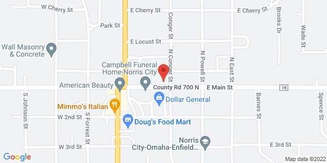 210 E Main St, Norris City, Illinois, IL, 62869-9998 Map