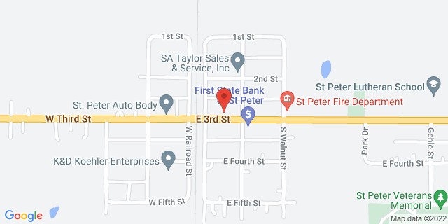 109 E 3Rd St, Saint Peter, Illinois, IL, 62880-9998 Map