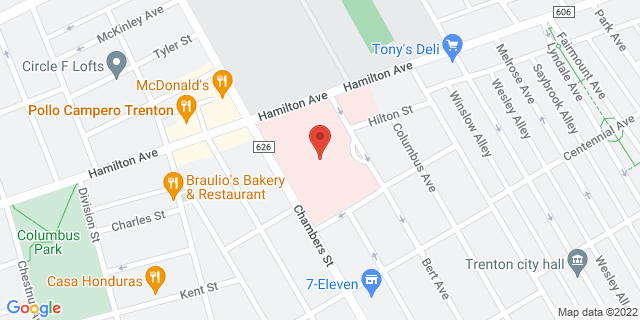 1137 Hamilton Ave, Trenton, New Jersey, NJ, 08629-9998 Map