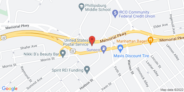 361 Memorial Pkwy, Phillipsburg, New Jersey, NJ, 08865-9998 Map