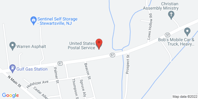 731 State Route 57, Stewartsville, New Jersey, NJ, 08886-9998 Map