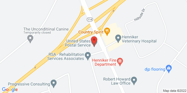 10 Post Office Pl, Henniker, New Hampshire, NH, 03242-9998 Map