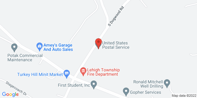 680 Blue Mountain Dr, Cherryville, Pennsylvania, PA, 18035-9998 Map