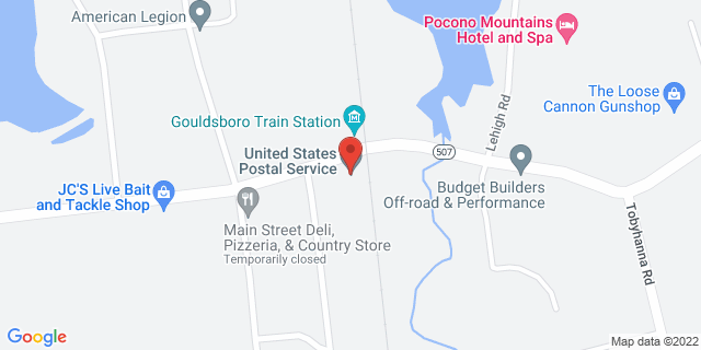 546 Main St, Gouldsboro, Pennsylvania, PA, 18424-9998 Map