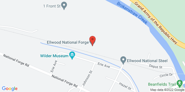 853 National Forge Rd, Irvine, Pennsylvania, PA, 16329-9800 Map