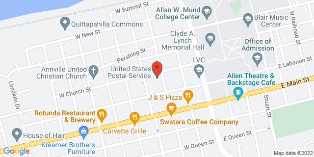 51 N Lancaster St, Annville, Pennsylvania, PA, 17003-9998 Map