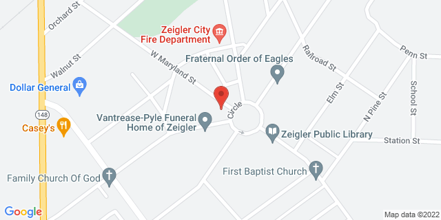 2 Circle St, Zeigler, Illinois, IL, 62999-9998 Map