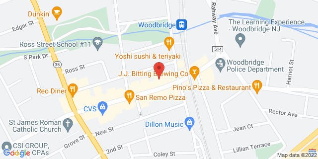 60 Main St, Woodbridge, New Jersey, NJ, 07095-9998 Map