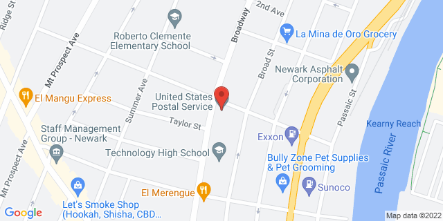 243 Broadway, Newark, New Jersey, NJ, 07104-9991 Map