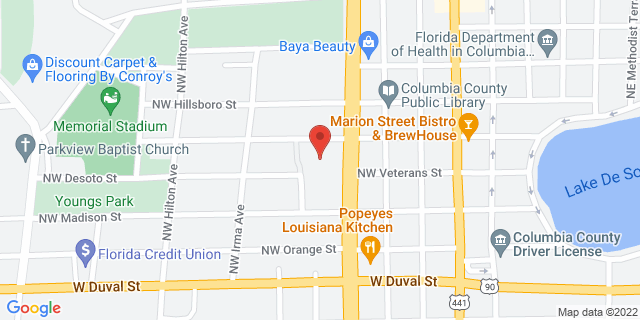 250 Nw Main Blvd, Lake City, Florida, FL, 32055-9998 Map