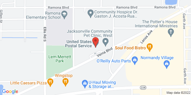 5455 Verna Blvd, Jacksonville, Florida, FL, 32205-9998 Map