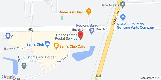 150 Busch Dr, Jacksonville, Florida, FL, 32218-9998 Map