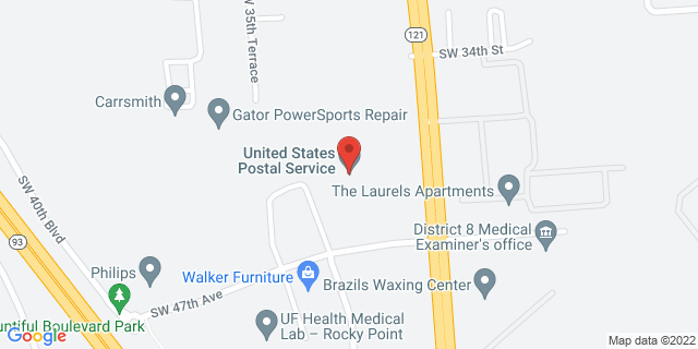 4600 Sw 34Th St, Gainesville, Florida, FL, 32608-9996 Map