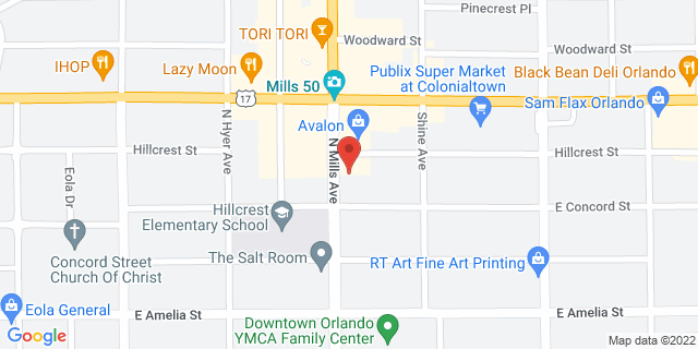 611 N Mills Ave, Orlando, Florida, FL, 32803-4637 Map