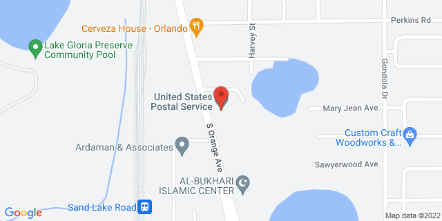 7707 S Orange Ave, Orlando, Florida, FL, 32809-9998 Map