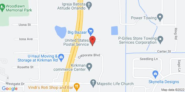 501 S Kirkman Rd, Orlando, Florida, FL, 32811-9998 Map