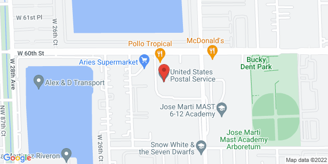 2440 W 60Th St, Hialeah, Florida, FL, 33016-9997 Map